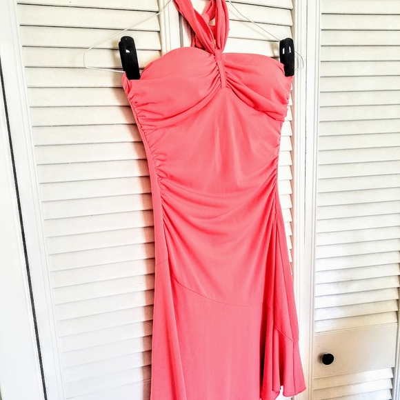 Coral pink dress - Picture 6 of 6